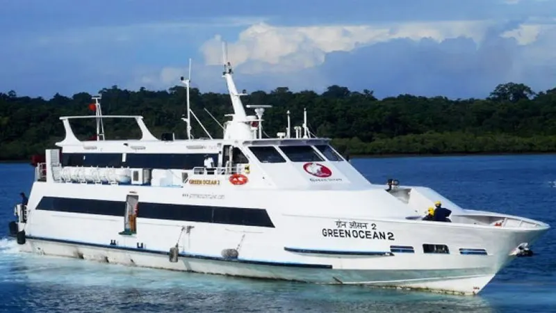 Green Ocean 2 passenger ferry in Andaman