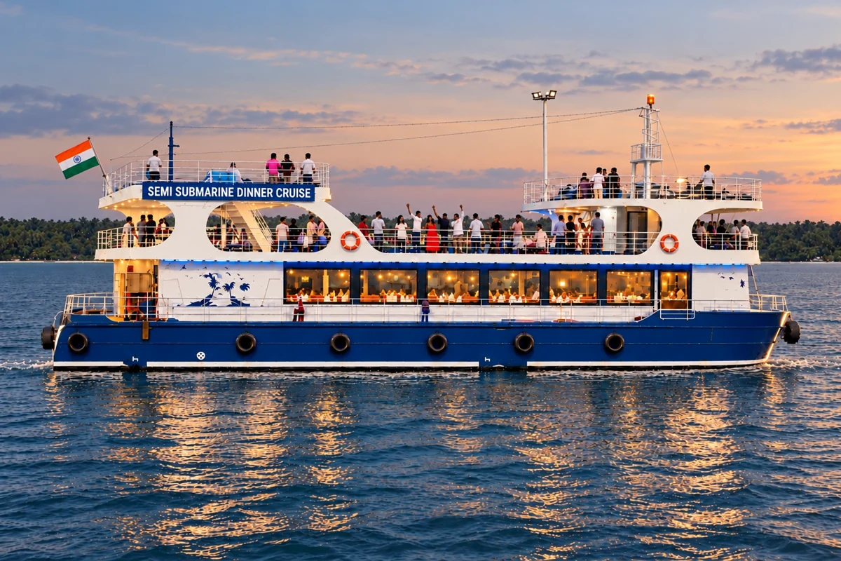 Sunset cruise vessel